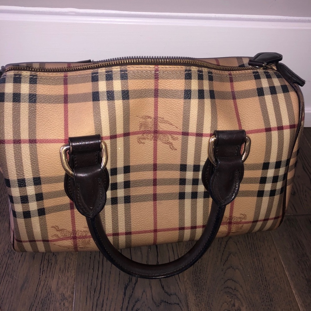 Burberry Chester Haymarket Bowling Bag